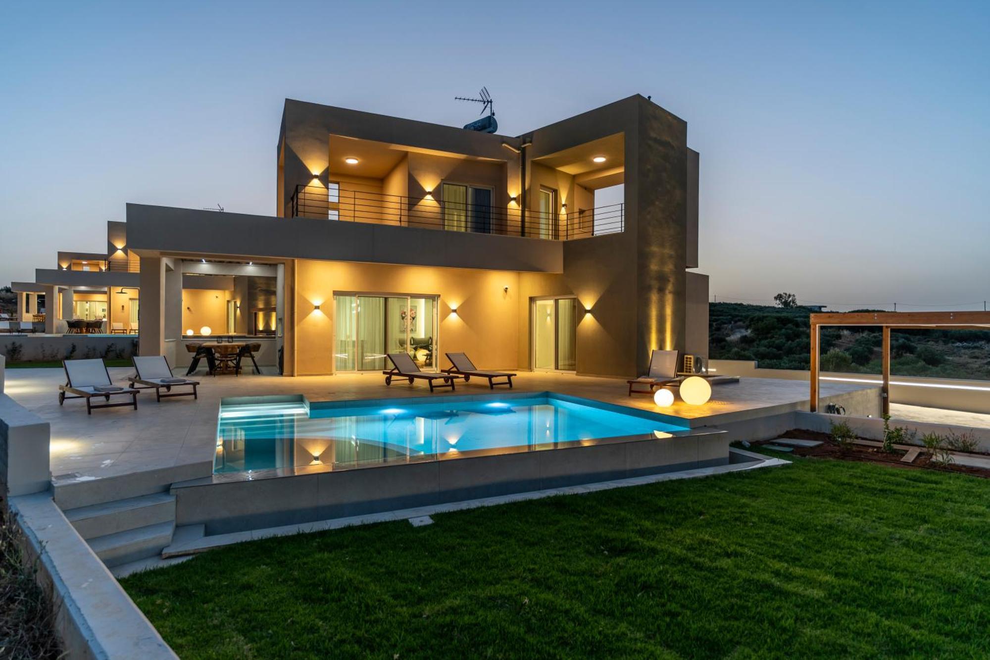 Blue Sky Villas Arkalochori Exterior photo